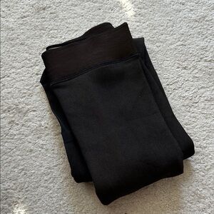 Black Fleece Lined Leggings